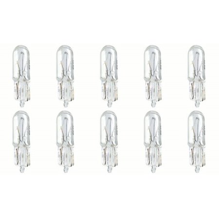 CEC Industries #2723 Bulbs  12 V  2.28 W  W2x4.6d Base  T-1.5 Shape (Box of 10)