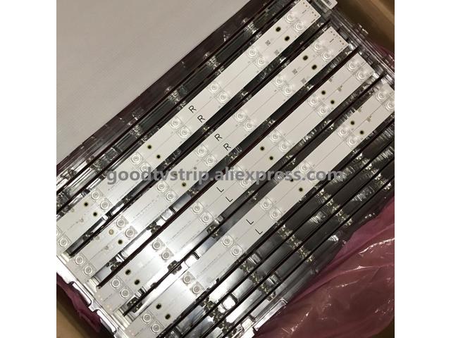 10 PCS(5*R 5*L) 7 LEDs(3V) 542mm LED Backlight for TB5509M M30900 16V0 E74739 EX-55S0VE04-2Z543-0-I-631-0489-1