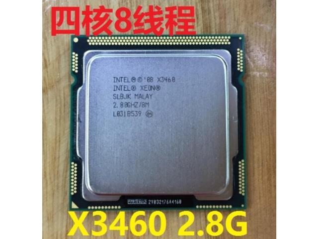 Lntel Xeon X3460 2.8G/8M/2.5G LGA1156 Quad Core Server CPU Processor SLBJK Equal I7 860 3460