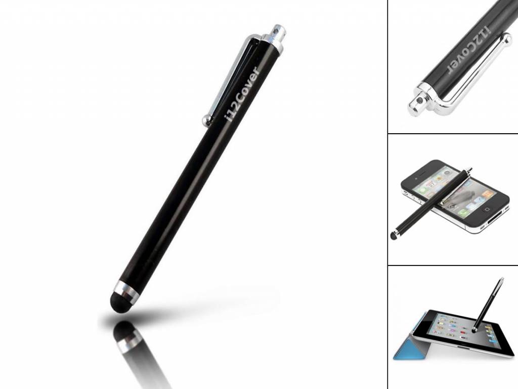 Stylus Pen | Geschikt Voor Iconbit Nettab Sky Net Nt 0701s | Zwart | Zwart | Iconbit