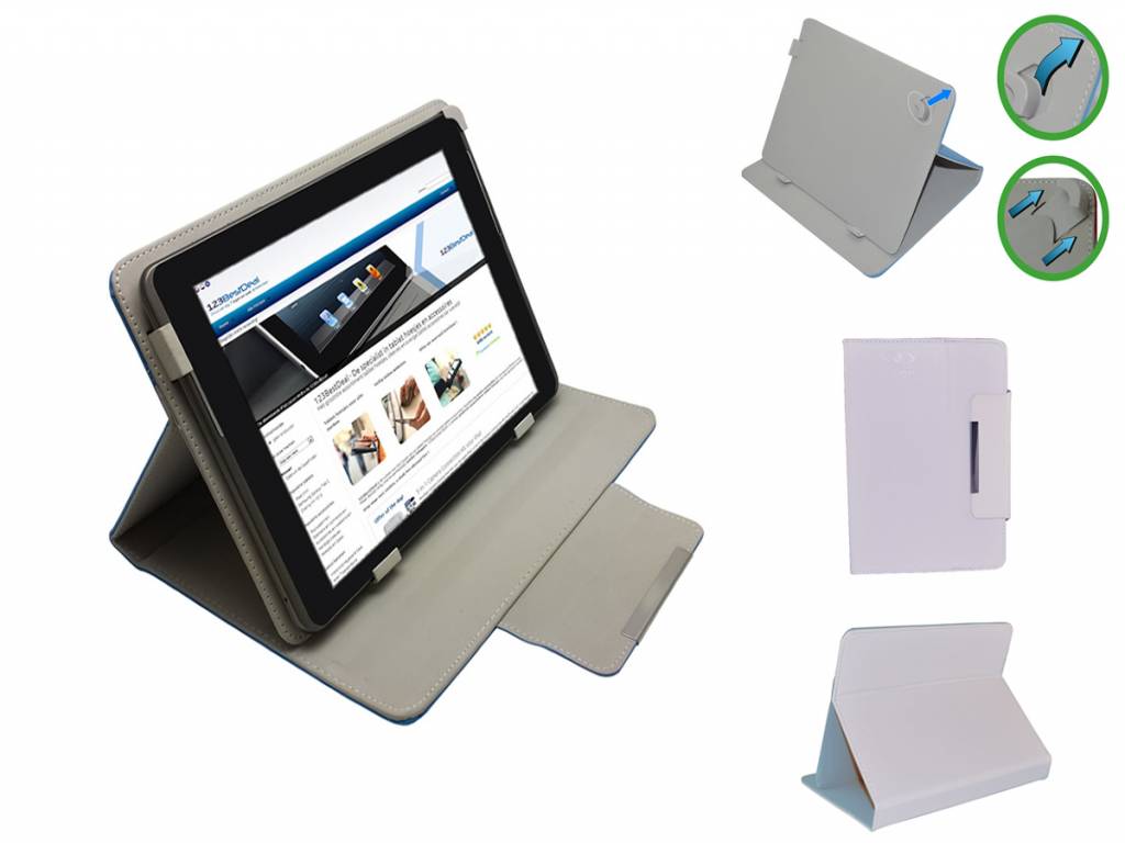 Iconbit Nettab Sky Net Nt 0701s Hoesje | Diamond Class Case | Wit | Iconbit