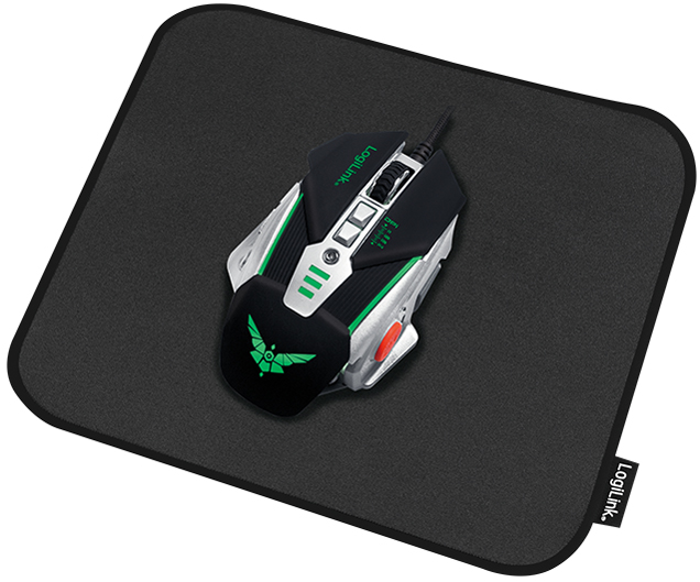 LogiLink ID0195 Mouse Pad Gaming Mouse Pad Black