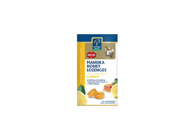 Manuka Health MGO 400+ Manuka Honey Drops- Lemon 65g