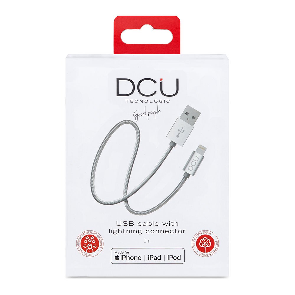 Dcu Tecnologic Connection USB-mfi iPhone 5/6/7/8/x/xr/xs Aluminum 1m