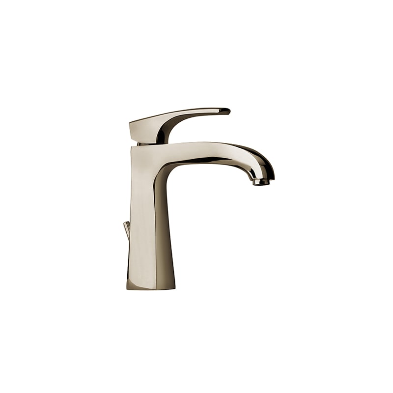 Fortis 8921100 San Marco Single Hole Bathroom Faucet - Free Metal Pop-up Drain Assembly with Purchase Polished Nickel Faucet Bathroom Sink Faucets