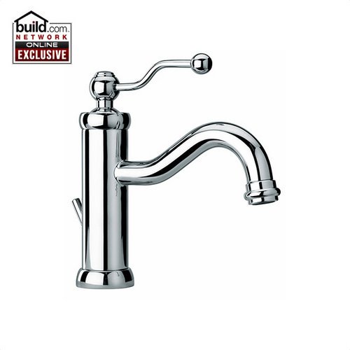 Fortis 8821100 Caffe Single Hole Bathroom Faucet - Free Metal Pop-up Drain Assem, Polished Chrome