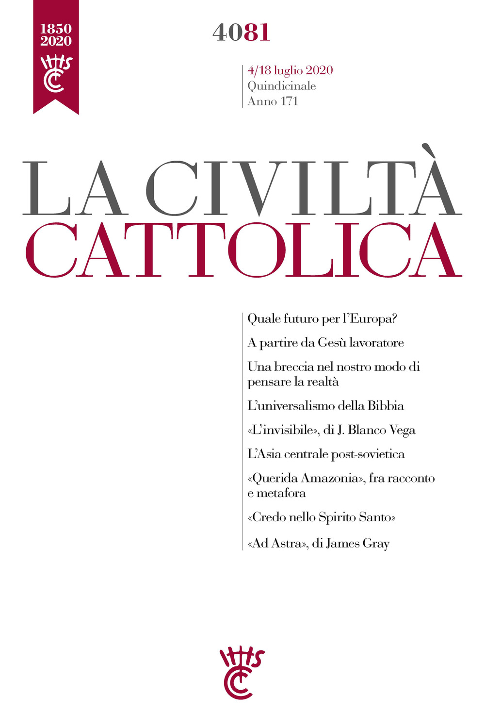 La Civiltà Cattolica N. 4081