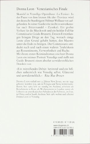 Venezianisches Finale: Commissario Brunettis Erster Fall by Donna Leon (Paperback) thumbnail