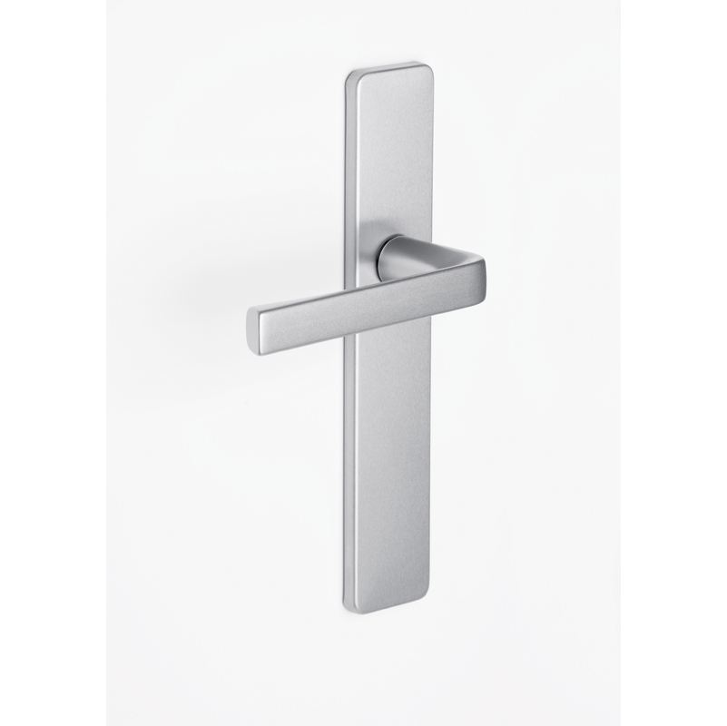 Vachette - Ensemble KAZA - Plaque 220 X 42 Mm - Entraxe De Fixation 195 Mm - Argent - 1364/6331 BDC