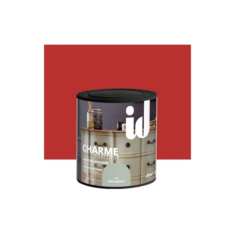 Peinture Meubles Et Boiseries CHARME 500ML CERISE - ID Paris