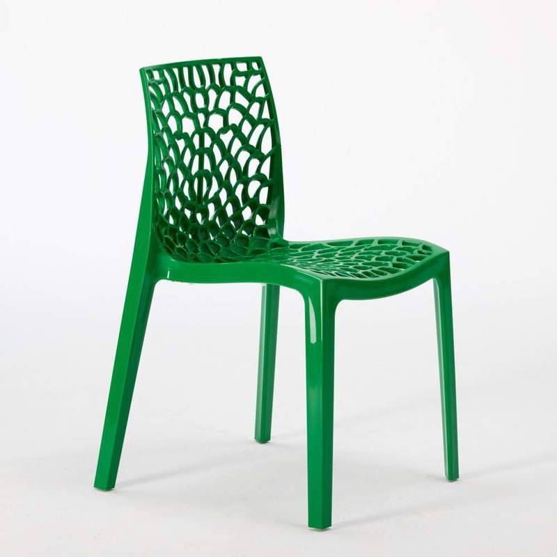 22 Chaises GRUVYER Grand Soleil Nid D'abeille Colorées Promo Prix Stock | Vert