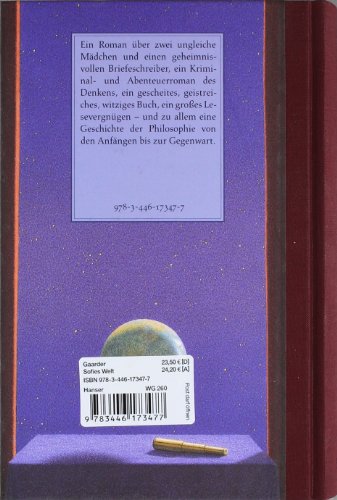 Sofies Welt: Roman über Die Geschichte Der Philosophie (German Edition) Jostein Gaarder [Used - Very Good] [Hardcover] thumbnail