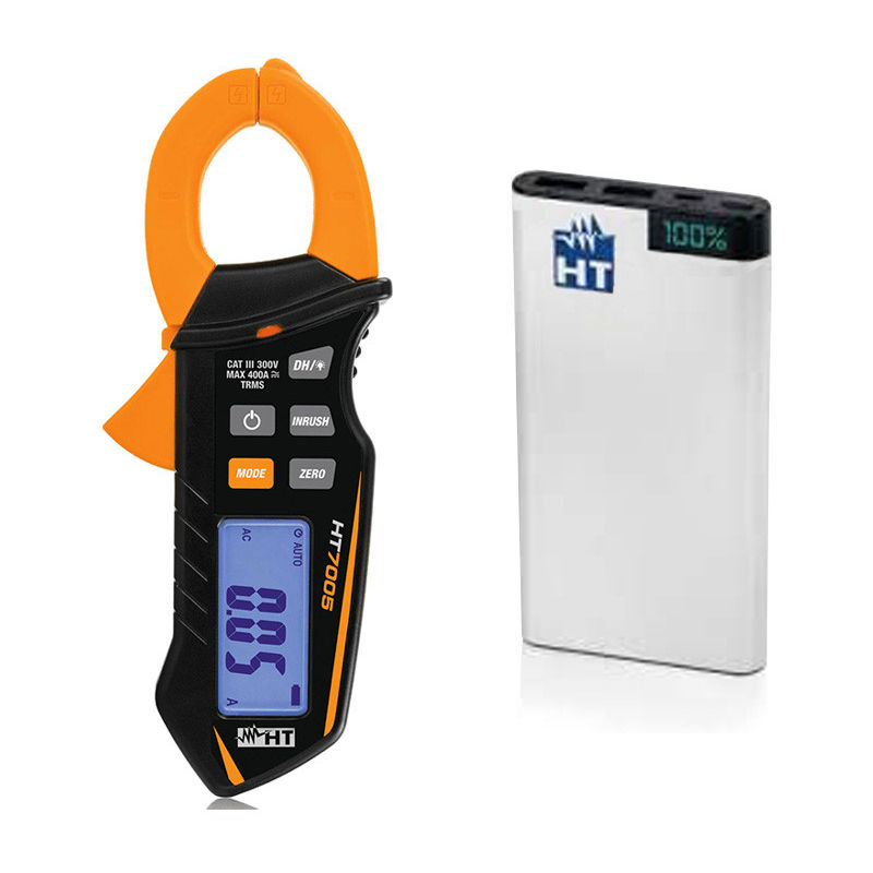 Ht Italia - Kit Promo HT-Pince Ampèremétrique HT7005 + Powerbank 10AH HP07005P