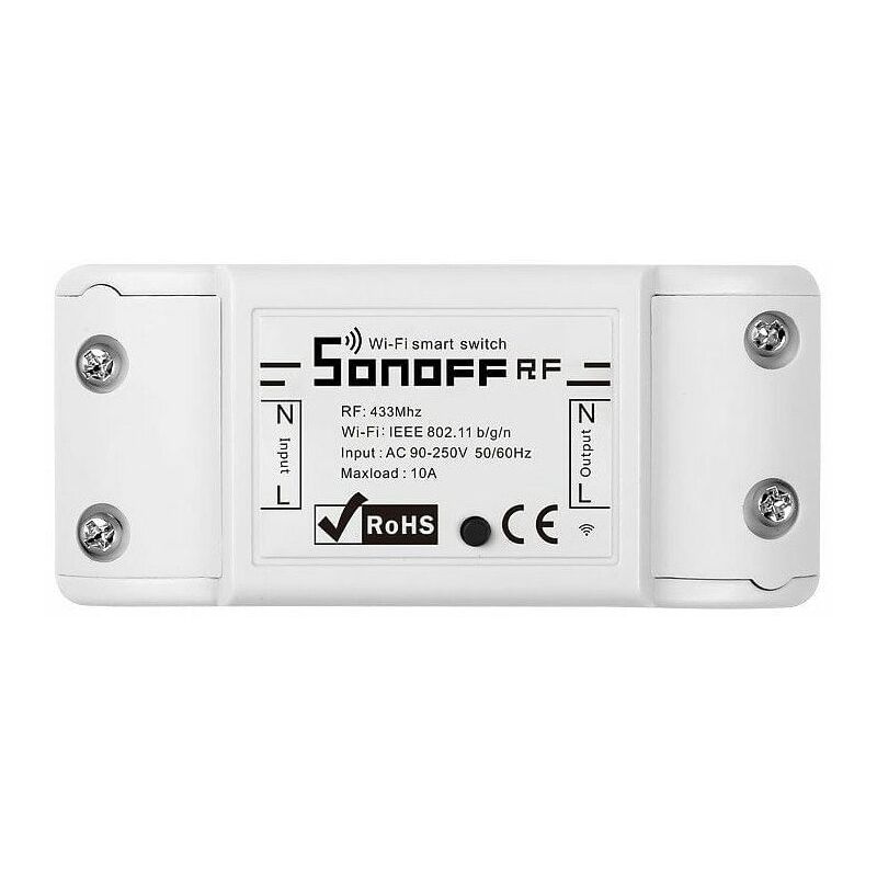 Kit Automação Sonoff Rf R2 433mhz + 2 Controle Rf 433mhz