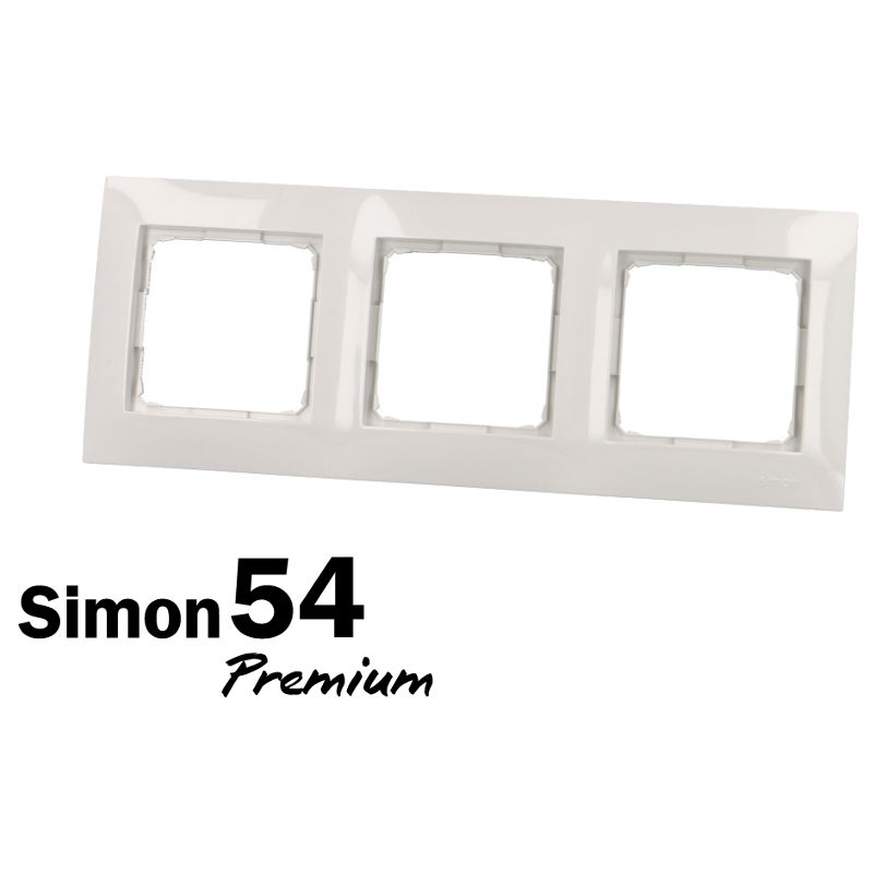 Plaque De Finition Blanche Triple Simon Premium