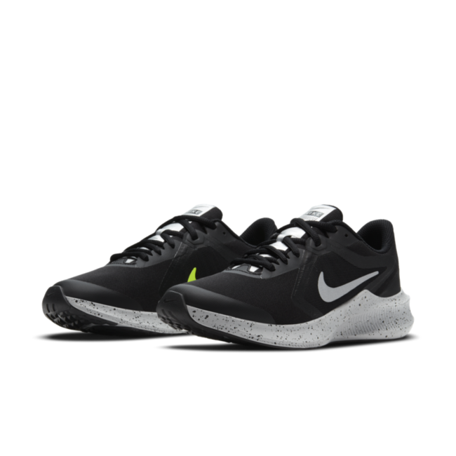 Nike Downshifter 10 VIZ Hardloopschoen Voor Kids - Zwart thumbnail