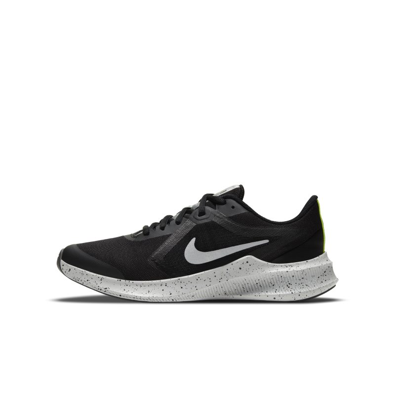 Nike Downshifter 10 VIZ Hardloopschoen Voor Kids - Zwart