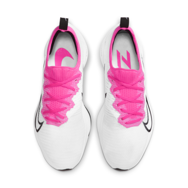 Nike WMNS Air Zoom Tempo Next% FK Womens White/Pink Marathon Running Shoes CI9924-102 (Size: US 10) thumbnail