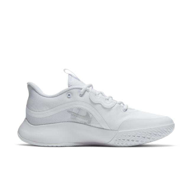 Nike WMNS Air Max Volley ' Metallic Silver' Womens White/Metallic Silver Tennis Shoes CU4275-100 (Size: US 7) thumbnail