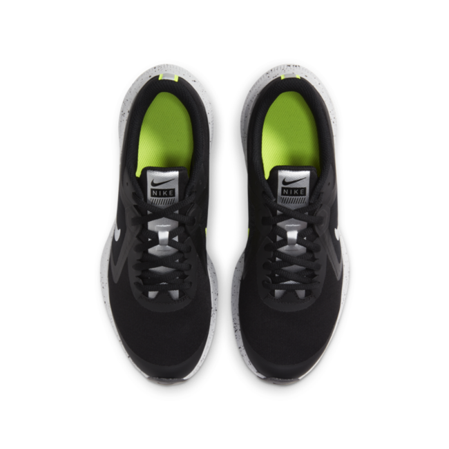 Nike Downshifter 10 VIZ Hardloopschoen Voor Kids - Zwart thumbnail