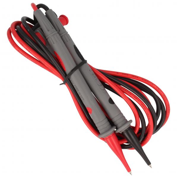 PDT Test Leads, 1kV, Black, Grey, Red, 120mm Lead Length