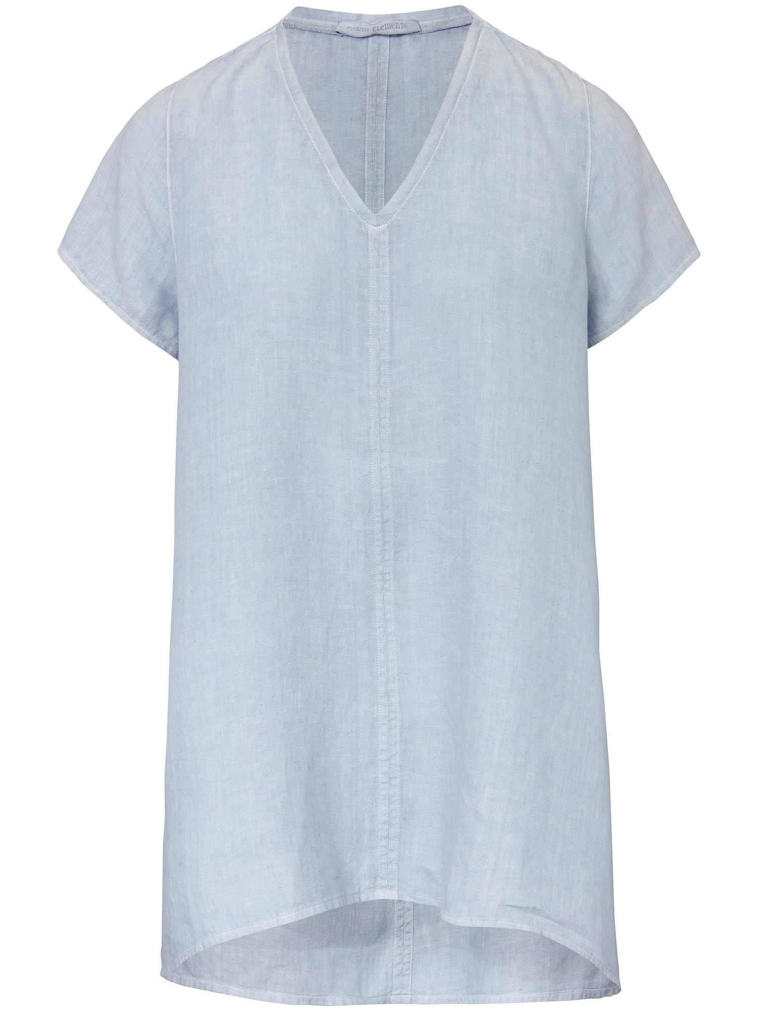 La Tunique 100% Lin, Ligne a  Elemente Clemente Bleu Taille 40