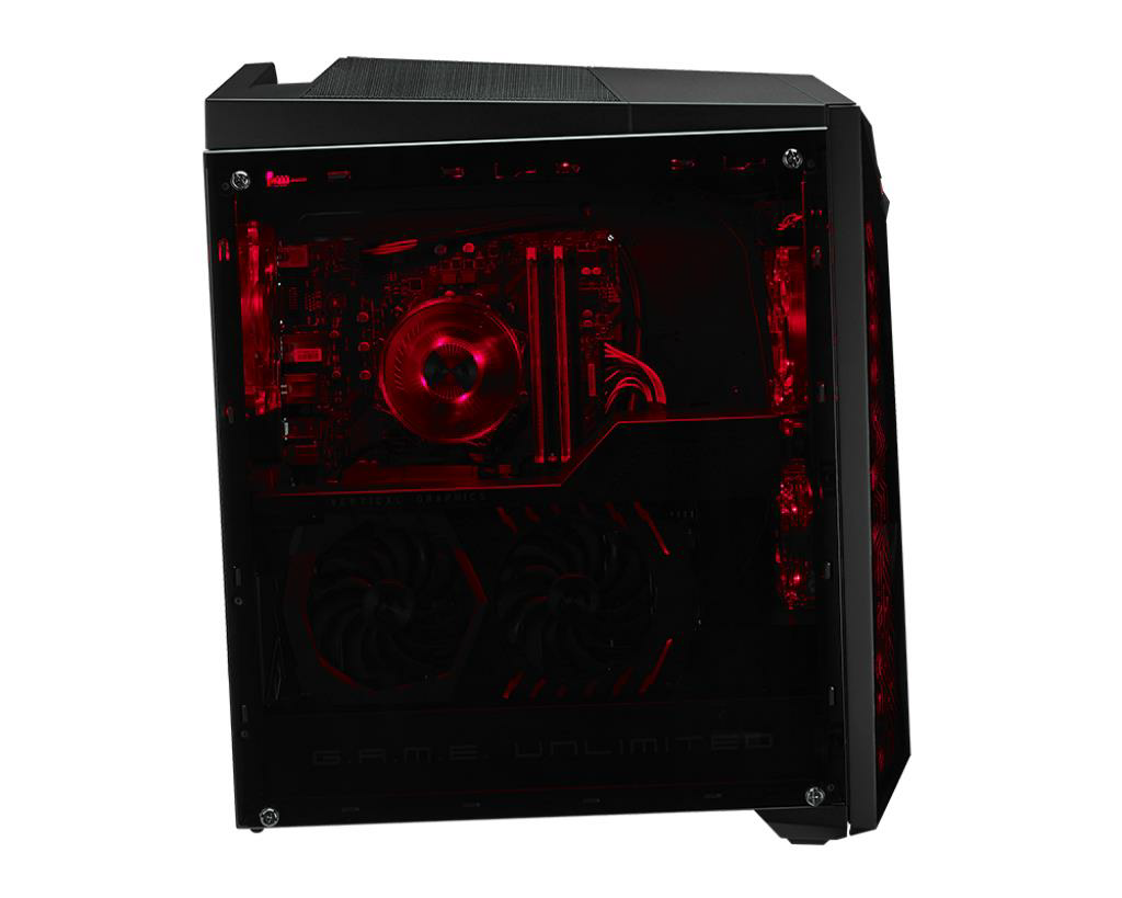 MSI Infinite 8RC-223UK 8th Gen Intel Core I7 I7-8700 8 GB DDR4-SDRAM 1128 GB HDD+SSD Black Desktop PC thumbnail