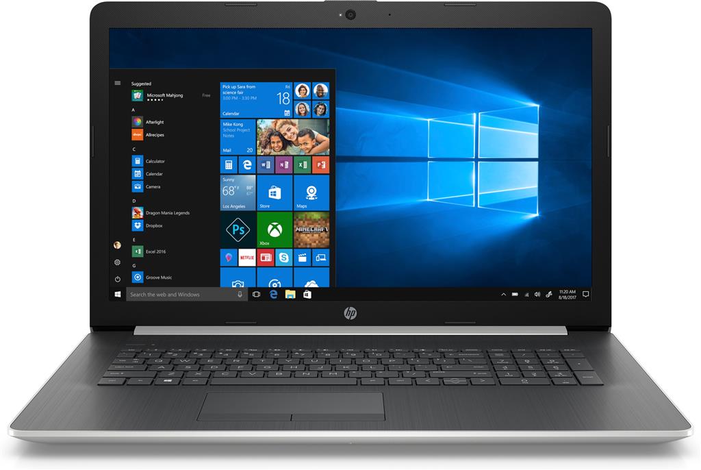 HP 17-ca0002na Silver Notebook 43.9 Cm (17.3