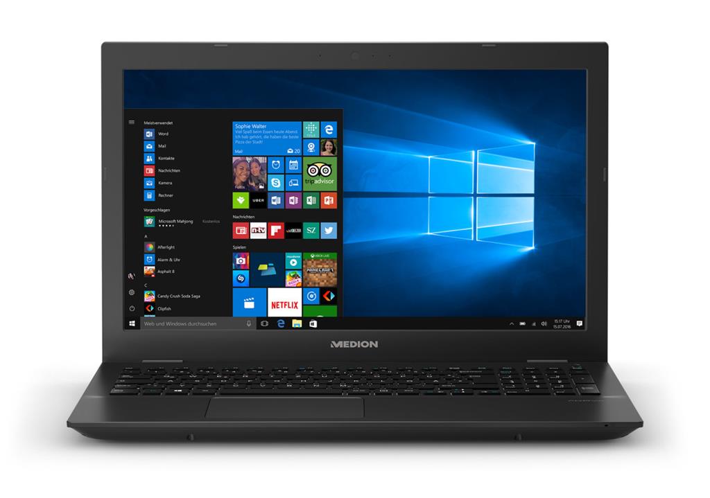 MEDION AKOYA P6685 Black Notebook 39.6 Cm (15.6