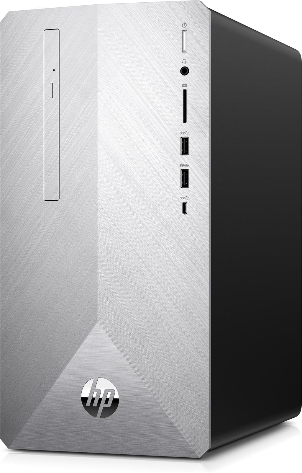 HP Pavilion 590-p0075na 9th Gen Intel Core I5 I5-9400F 8 GB DDR4-SDRAM 1128 GB HDD+SSD Mini Tower Silver PC Windows 10 Home thumbnail
