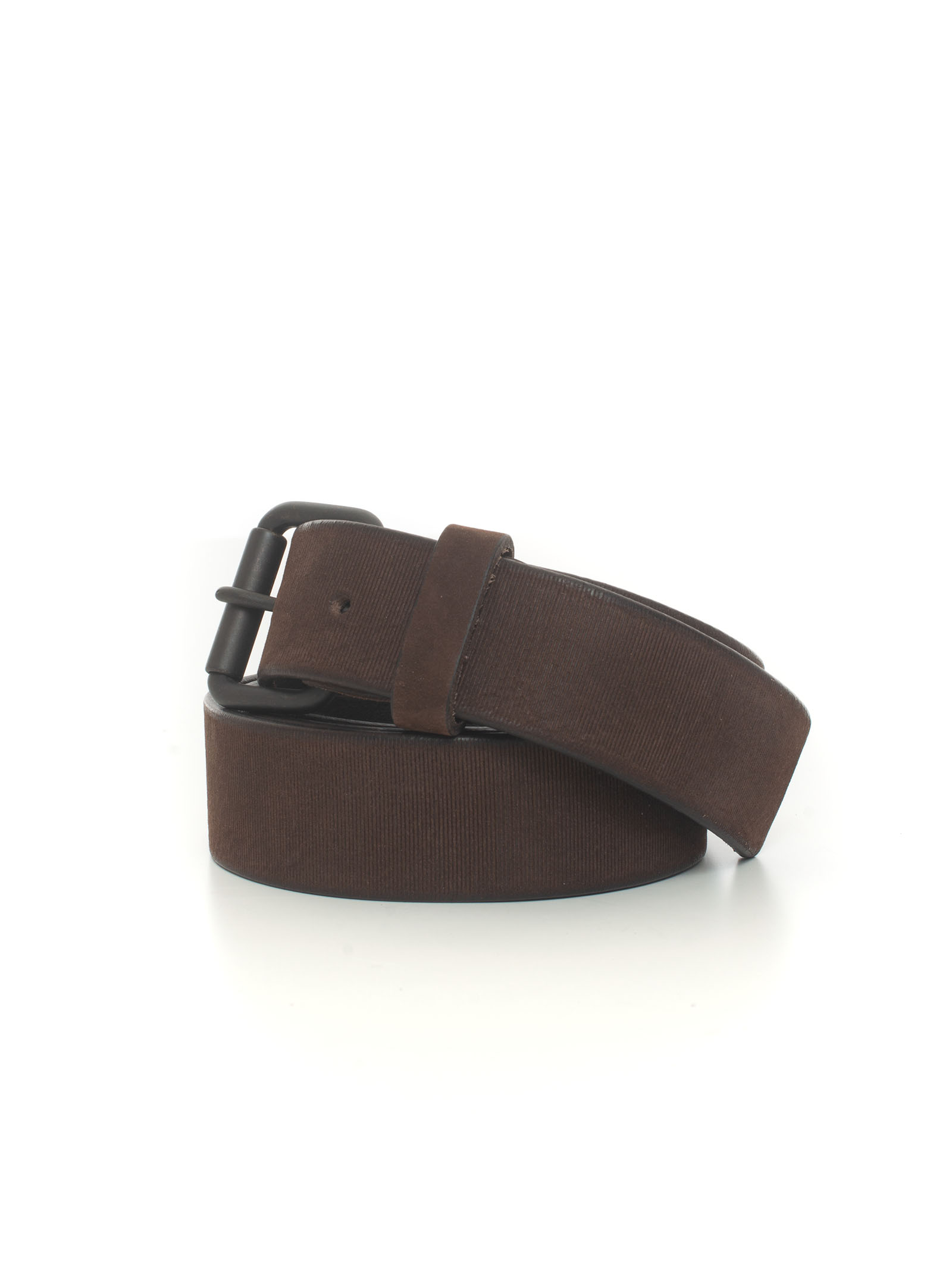 MINORONZONI 1953 Leather Belt Dark Brown Leather Man thumbnail