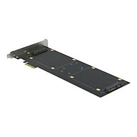 DeLOCK - Speichercontroller (RAID) - 4 Sender/Kanal - SATA 6Gb/s - 600MBps - RAID 0, 1, 10, JBOD - PCIe 2,0 X4 (90433)