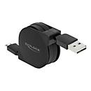 DeLOCK 85761 USB Cable 1 M USB a Micro-USB B Black thumbnail