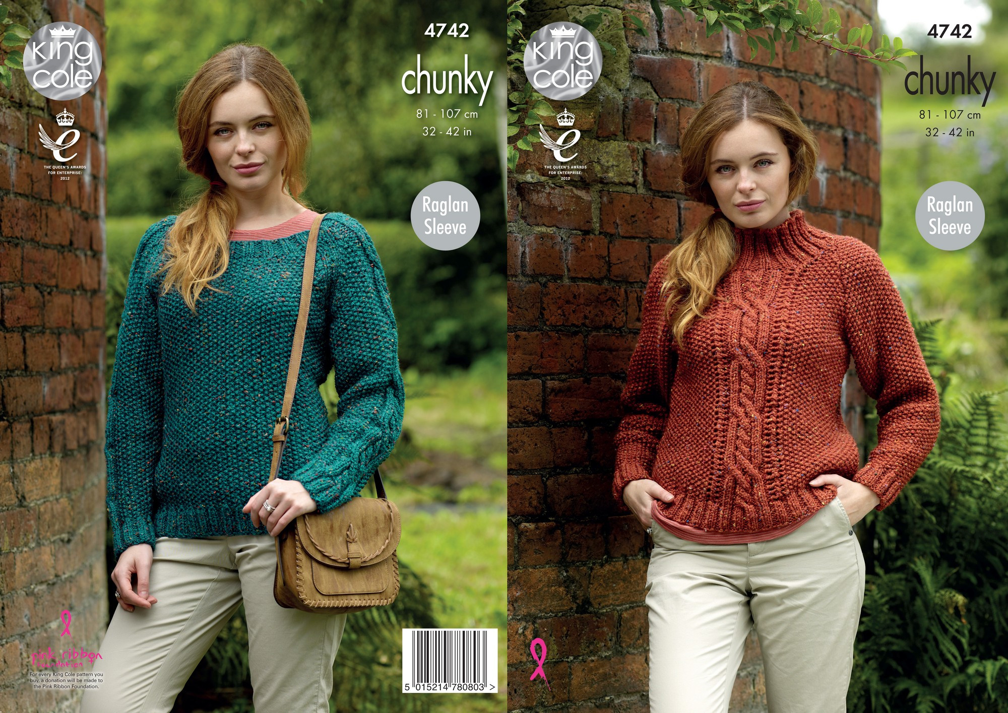 Sweaters in King Cole Chunky Tweed (4742)