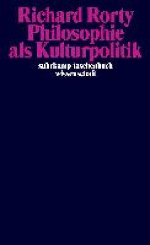 Suhrk.TB.Wi.2289 Rorty:Philosophie Als