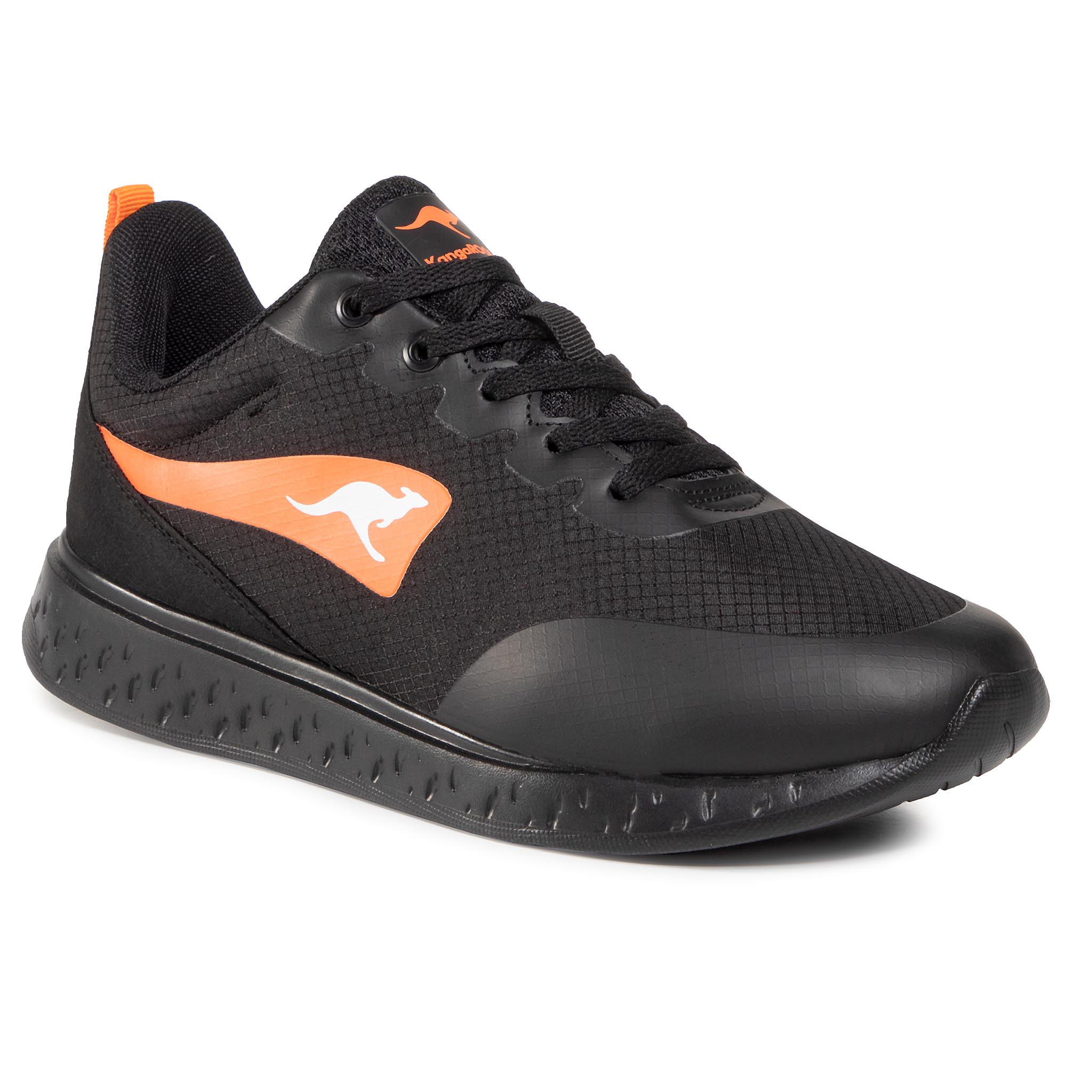 Снікерcи KANGAROOS - K-Act Wel 79138 000 5075 Jet Black/Neon Orange