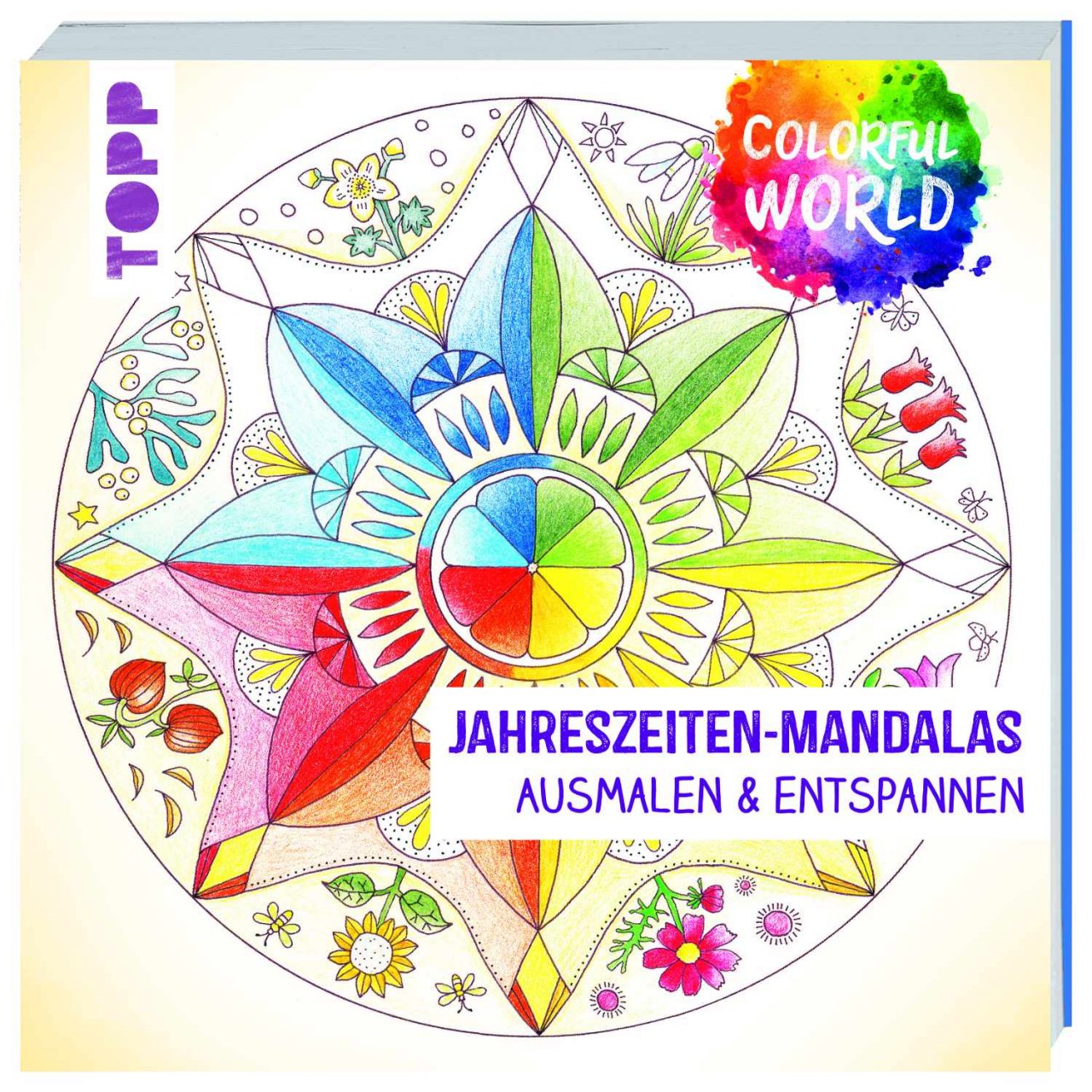 Colorful World - Jahreszeiten-Mandalas: Ausmalen Und Entspannen Altmayer, Helga [Used - Good] [Softcover]