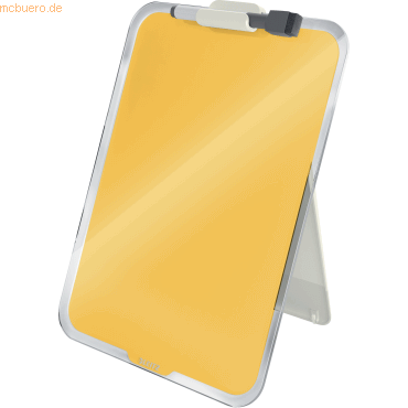 Leitz Cosy Glass Desktop Easel Warm Yellow