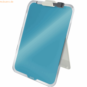 Leitz Cosy Glass Desktop Easel Calm Blue