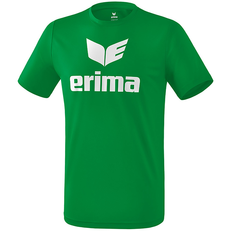 Erima Funktions Promo T-Shirt Smaragd/white M