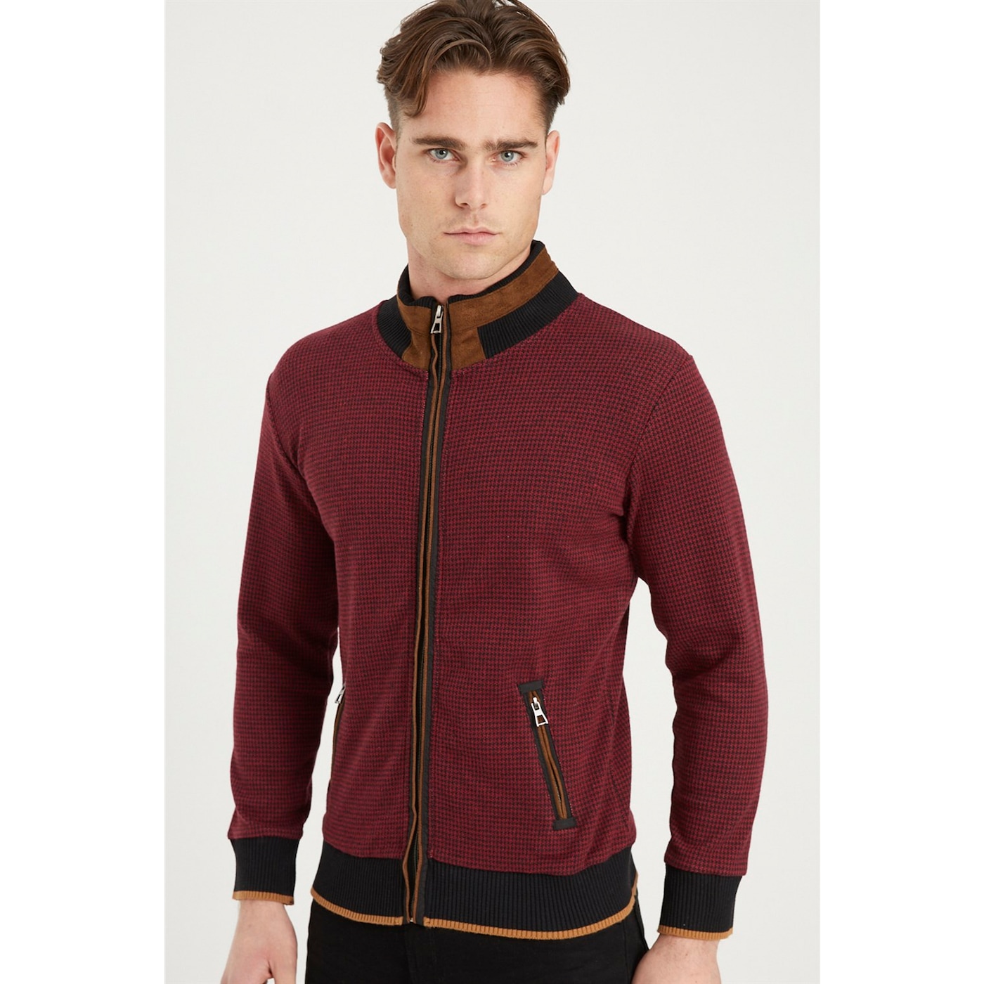 1021 Dewberry Men's Sweatshirt-burgundy
