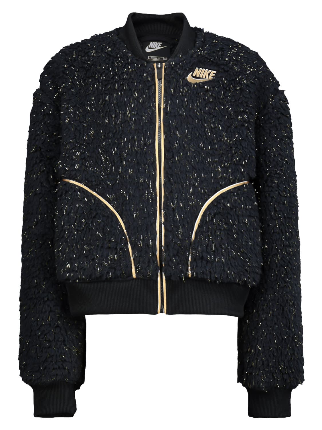 Nike Kids Jacket for Girls, Black, 10-11 Years (137-147 Cm)