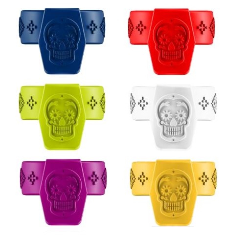 Distributed 9021 Corona Bottle Markers Sugar Skull - Set of 6