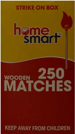Great Lakes Wholesale IN81752 Wooden Matches - Pack of 12 - 250 Count - 2 per Pack