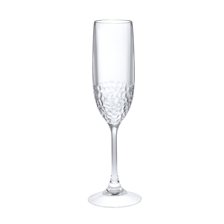 LeadingWare TRS-0765 Tritan Hammer 6 Oz Champagne Flute - Set of 4
