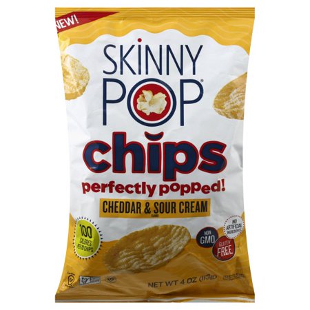 CHEDDAR & SOUR CREAM FLAVOR CHIPS, CHEDDAR & SOUR CREAM