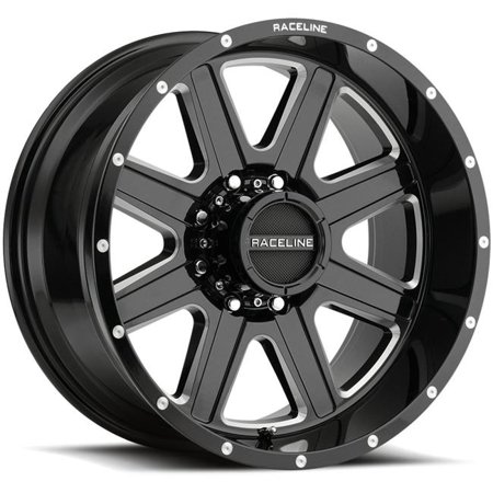 Raceline 940M-HOSTAGE 16  Cast Aluminum Wheel  HOSTAGE BMF 16X8 6X139.7 0mm Fits Select: 2013 TOYOTA TACOMA DOUBLE CAB  1999-2000 CHEVROLET SILVERADO 