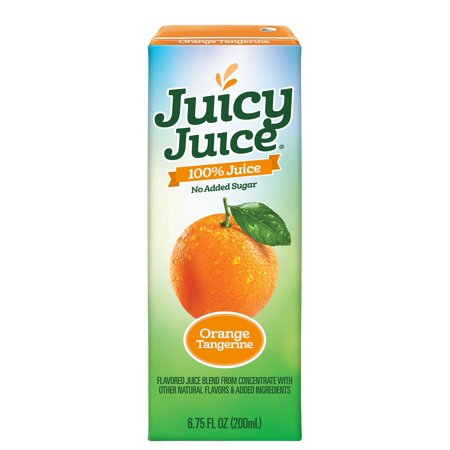 Juicy Juice Slim Foodservice Orange Tangerine 6.75 Fl. Oz., PK32