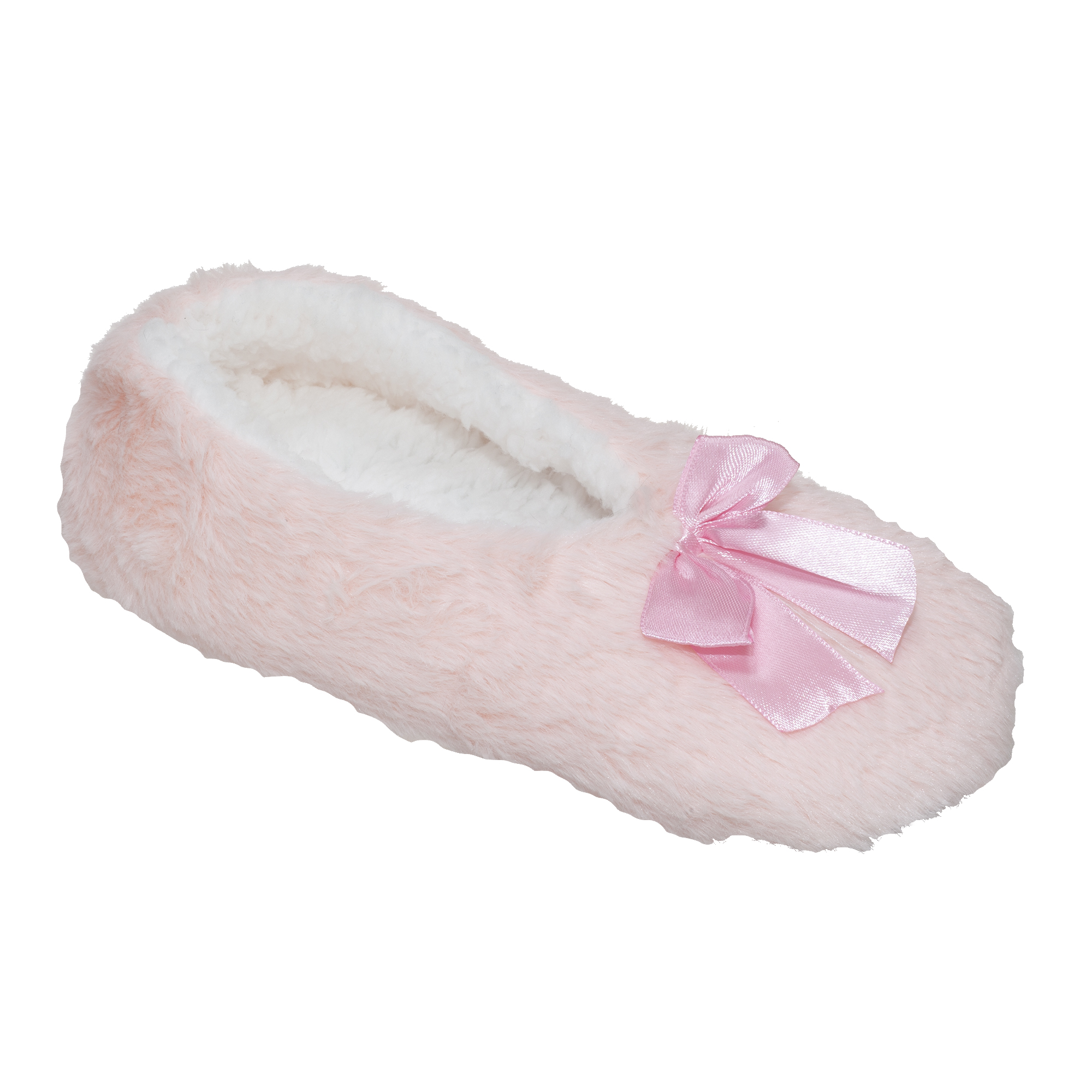 Tootsies Womens Luxury Fleece Slippers (UK 4-7/EU 37-41) (Baby Pink)