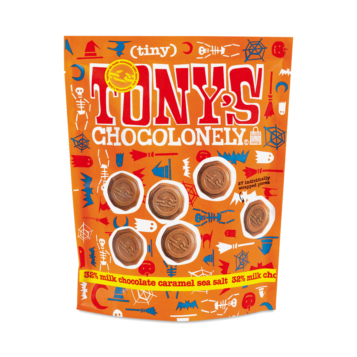 32% MILK CHOCOLATE CARAMEL SEA SALT, CARAMEL SEA SALT